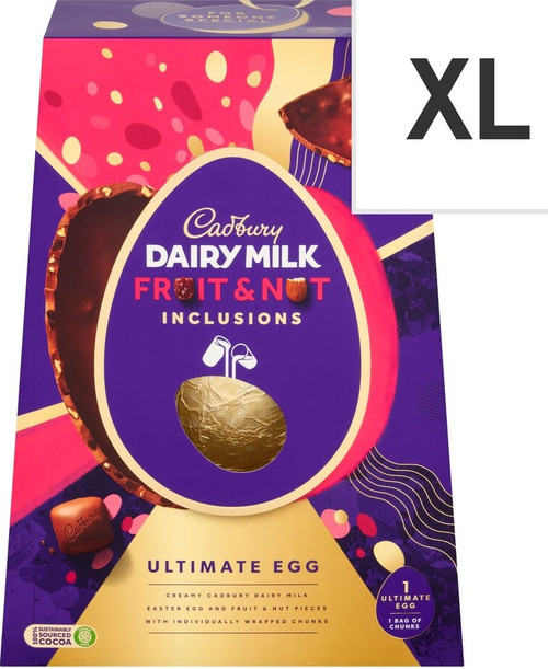 Dairy Milk Fruit & Nut Ultimate Egg 398g