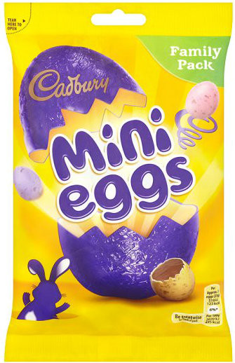 Mini Eggs Large Family Bag 256g