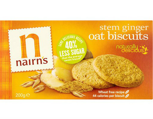 Nairns Oat Biscuits Stem Ginger 200g