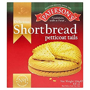 Paterson Petticoat Tail Shortbreads 250g