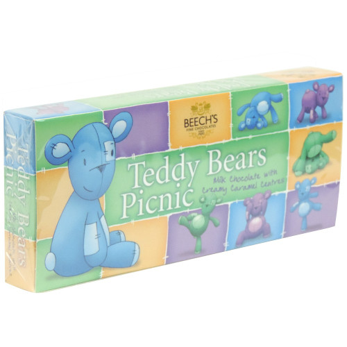 Beechs Teddy Bear Milk Chocolate & Caramel Figures 100g