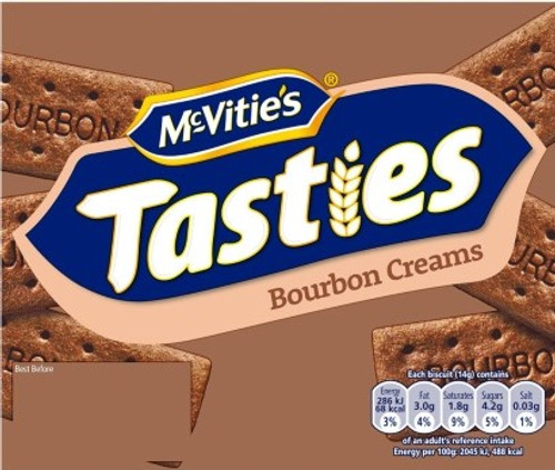 McVities Tasties Bourbon Creams 150g