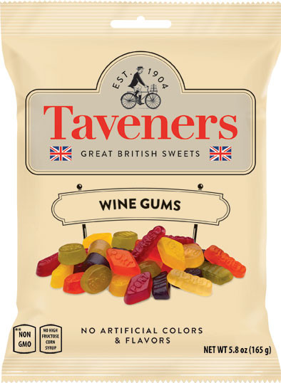 Taveners Wine Gums 165g *B/B END OF MARCH*