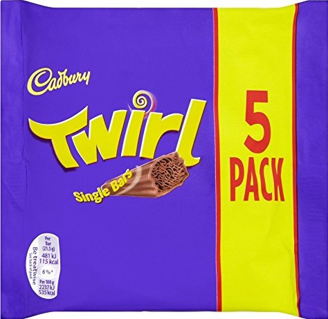 Twirl 5 Pack 107.5g