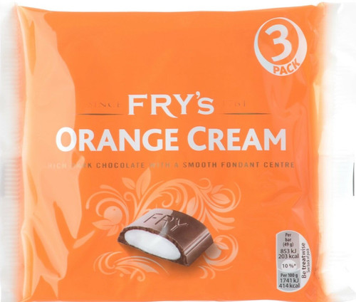 Fry's Orange Cream 3 Pack 147g