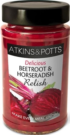 Atkins & Potts Beetroot & Horseradish Relish 230g