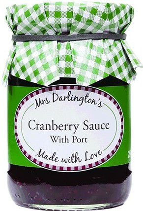 Mrs Darlington's Splendid Cranberry Sauce with Port 200g