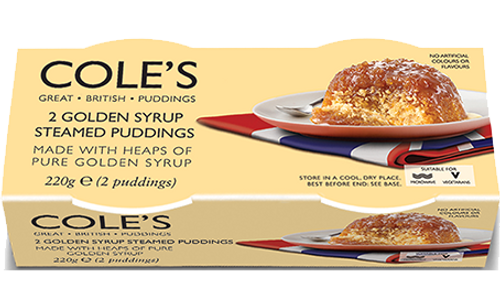 Coles Golden Syrup Steamed Pudding Twin Pack (2 x 110g)