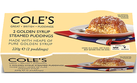 Coles Golden Syrup Steamed Pudding Twin Pack (2 x 110g)