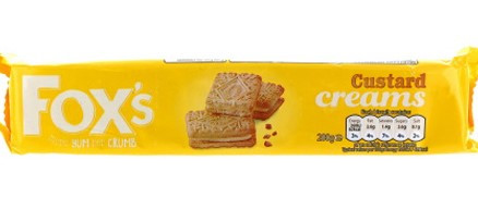 Foxs Custard Creams 150g  *B/B May 14, 2022*