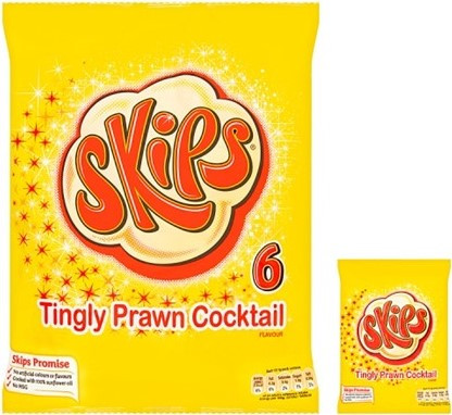 Skips Prawn Cocktail 6 Pack