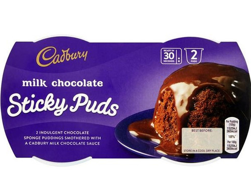 Dairy Milk Chocolate Sponge Pudding 2x95g