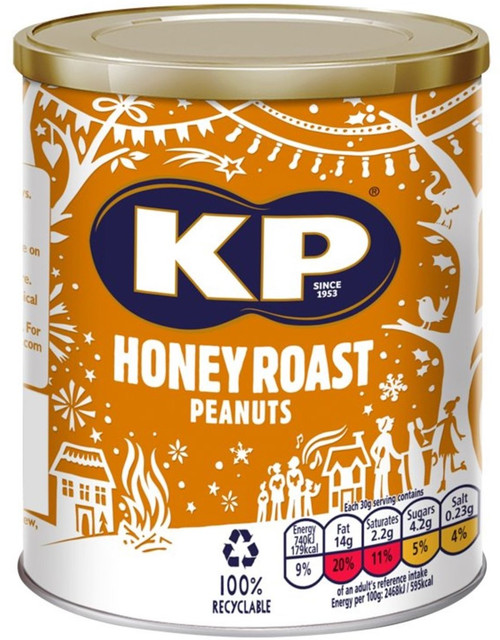 KP Peanuts Caddy - Honey Roasted 375g
