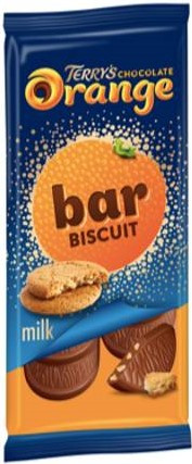 Terry's Chocolate Orange Biscuit Tablet 90g *BEST BEFORE APRIL 28, 2022*