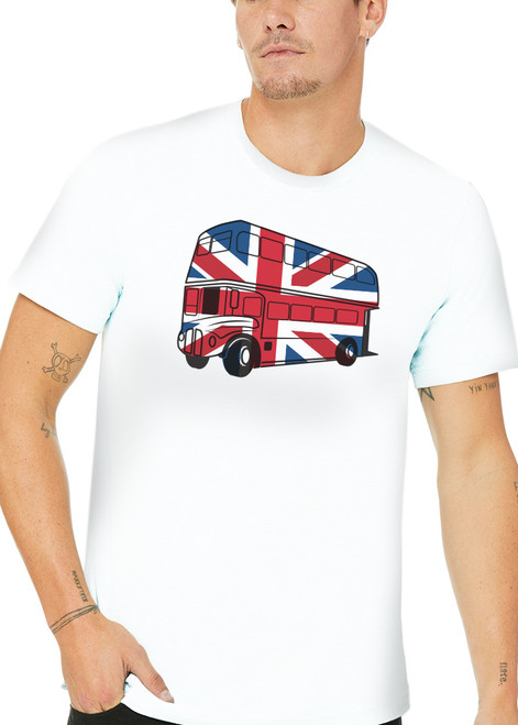 Ladies London Bus T-Shirt - White