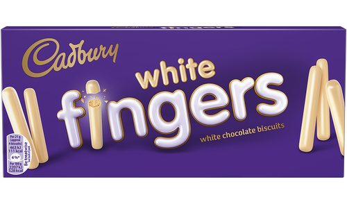 White Chocolate Fingers 138g