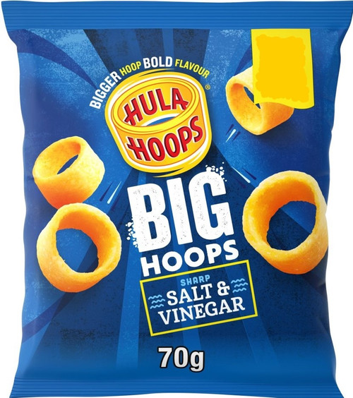 Hula Hoops Big Hoops Salt & Vinegar 70g