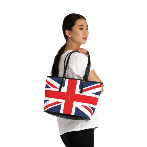 British Flag Leather Shoulder Bag British Food Depot