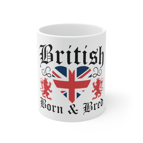 British Born Ceramic Mug 11oz