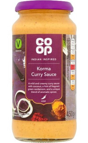 Co-op Korma Sauce 450g