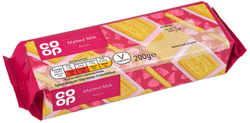 Co-op Malted Milk Biscuits 200g