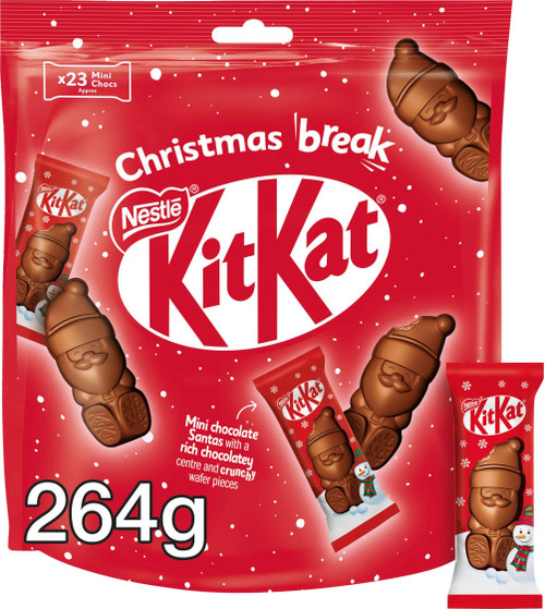 KitKat Santas Large Pouch 264g