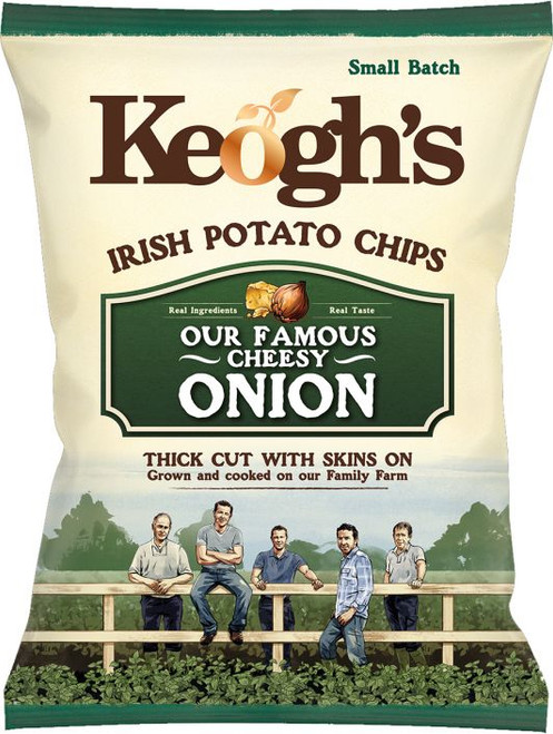 Keoghs Dubliner Cheese & Onion Crisps 40g