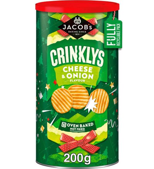 Jacobs Crinklys Cheese & Onion Caddy 200g