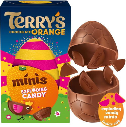 Terrys Chocolate Orange Exploding Candy Egg 91g