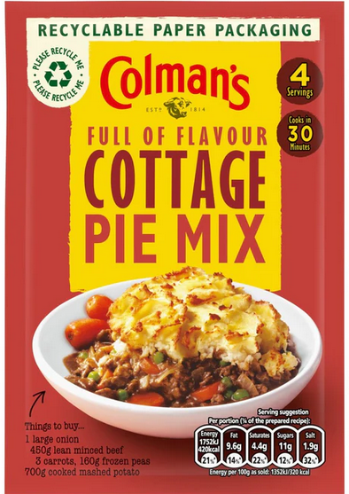 Colman's Cottage Pie Mix 45g