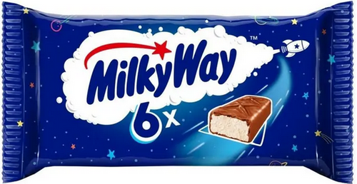 Milky Way Chocolate Bar 6 Pack 129g