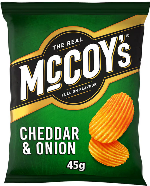 McCoys Cheese & Onion 45g *B/B AUGUST 2ND*