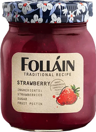 Follain Traditional Recipe Strawberry Jam 370g