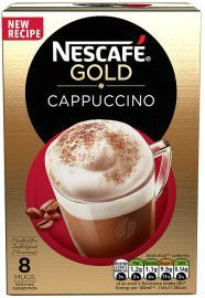 Nescafe Gold Cappuccino 7 Sachet Pack 108.5g  x 6