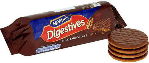 McVities Milk Chocolate Digestives - 266g  x 15