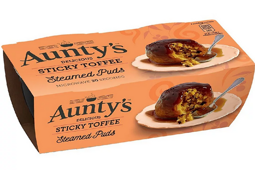 Aunty's Sticky Toffee Pudding 2 x 95g  x 6