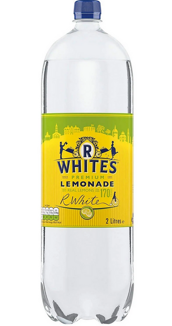 R Whites Lemonade 2 Ltr  x 8