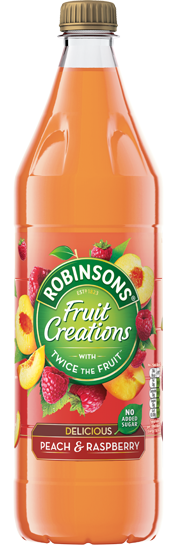 Robinson's Creations Peach & Raspberry 1Ltr  x 12