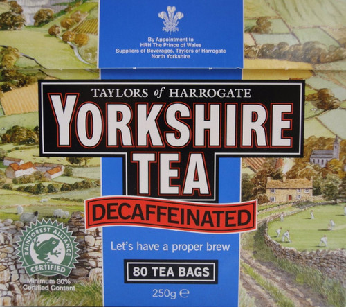Yorkshire Tea Decaf 80 Pack  x 5