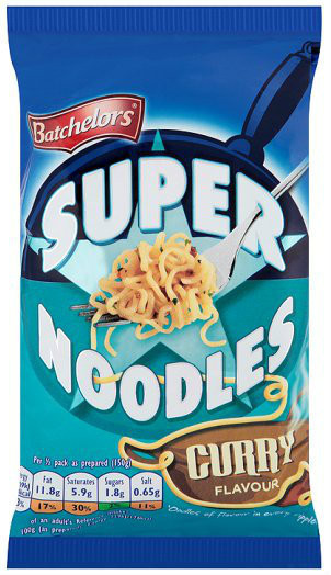 8 x Batchelors Supernoodles Curry 75g