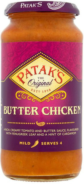 6 x Pataks Butter Chicken Curry Sauce 450g
