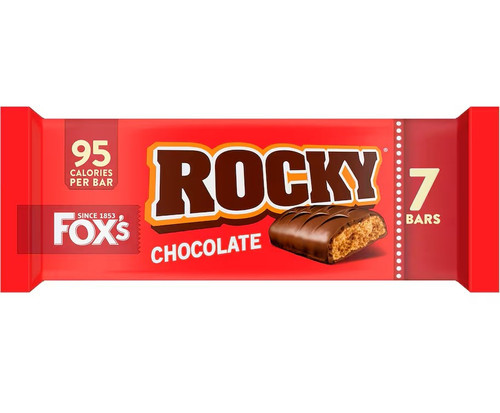 12 x Foxs Rocky Chocolate 7 Bar Pack