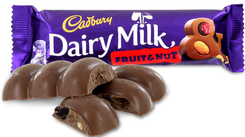Cadbury Fruit & Nut Bar 49g - 8 Pack
