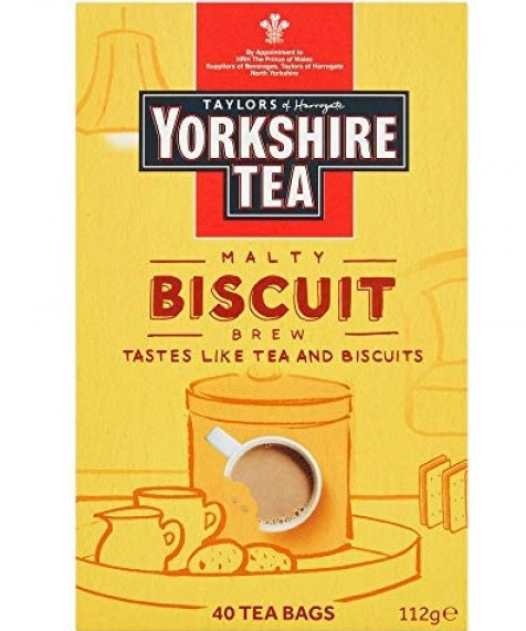 Tea Yorkshire Biscuit Tea Pillow Brew, Biscuit Caramelised Tea Yorkshire : Amazon.com m&sクッキーセット & Brew 菓子