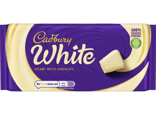 24 x White Chocolate Large Bar 90g