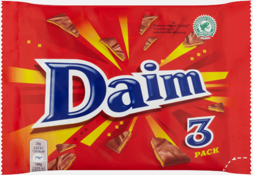Daim Bar Chocolate Bar 3 Pack 84g  x  24
