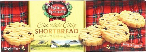 24 x Highland Speciality Chocolate Chip Shortbread Rounds 135g