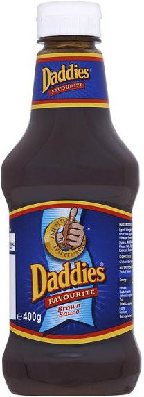 Daddies Brown Sauce Squeezy 400g x  8