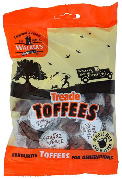 Walkers Nonsuch Treacle Toffees 150g  x 12