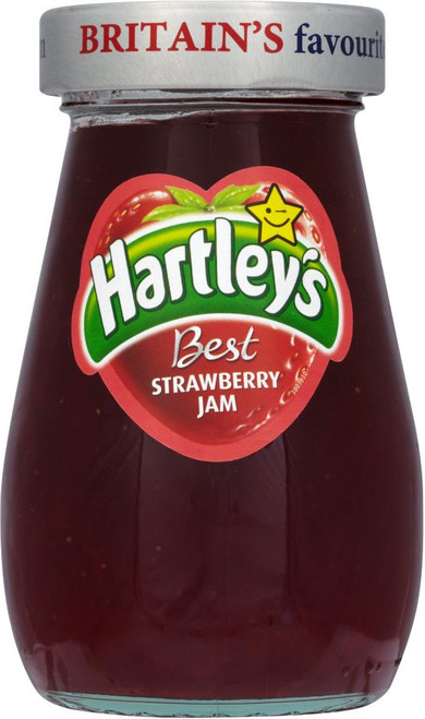 Hartley Best No Bits Seedless Strawberry Jam 300g x  6